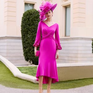 vestido midi couture club