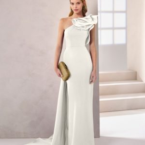 vestido marfil barcelona